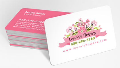 Rounded Corner Business Cards